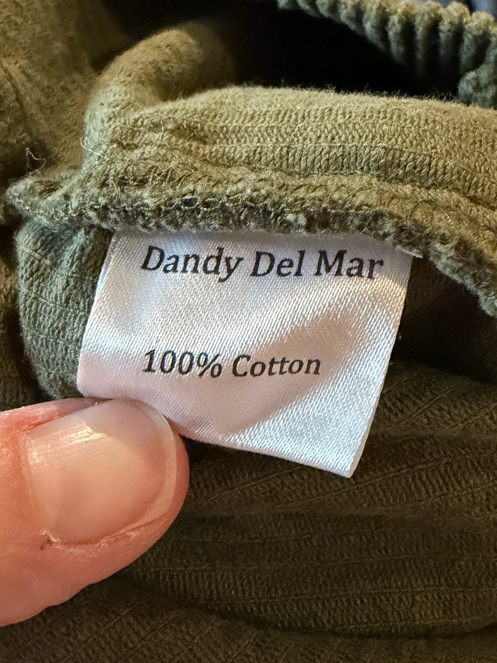 Dandy Del Mar Men’s Green Corsica Corduroy 5” Shorts - Medium - Picture 8 of 9